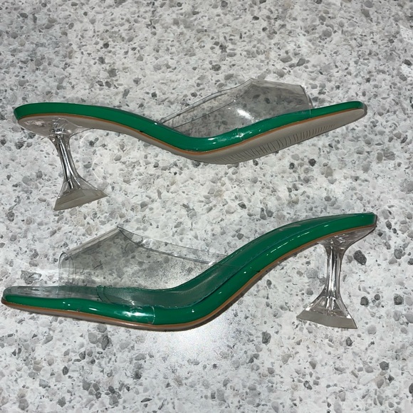 Green Clear High Heels - Picture 3 of 6